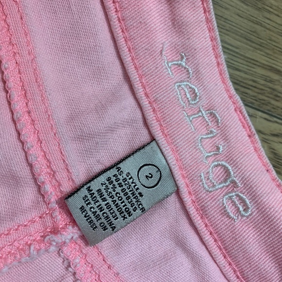 ☀️ 4/$25 REFUGE | Pastel Pink Jean Shorts - Picture 5 of 5